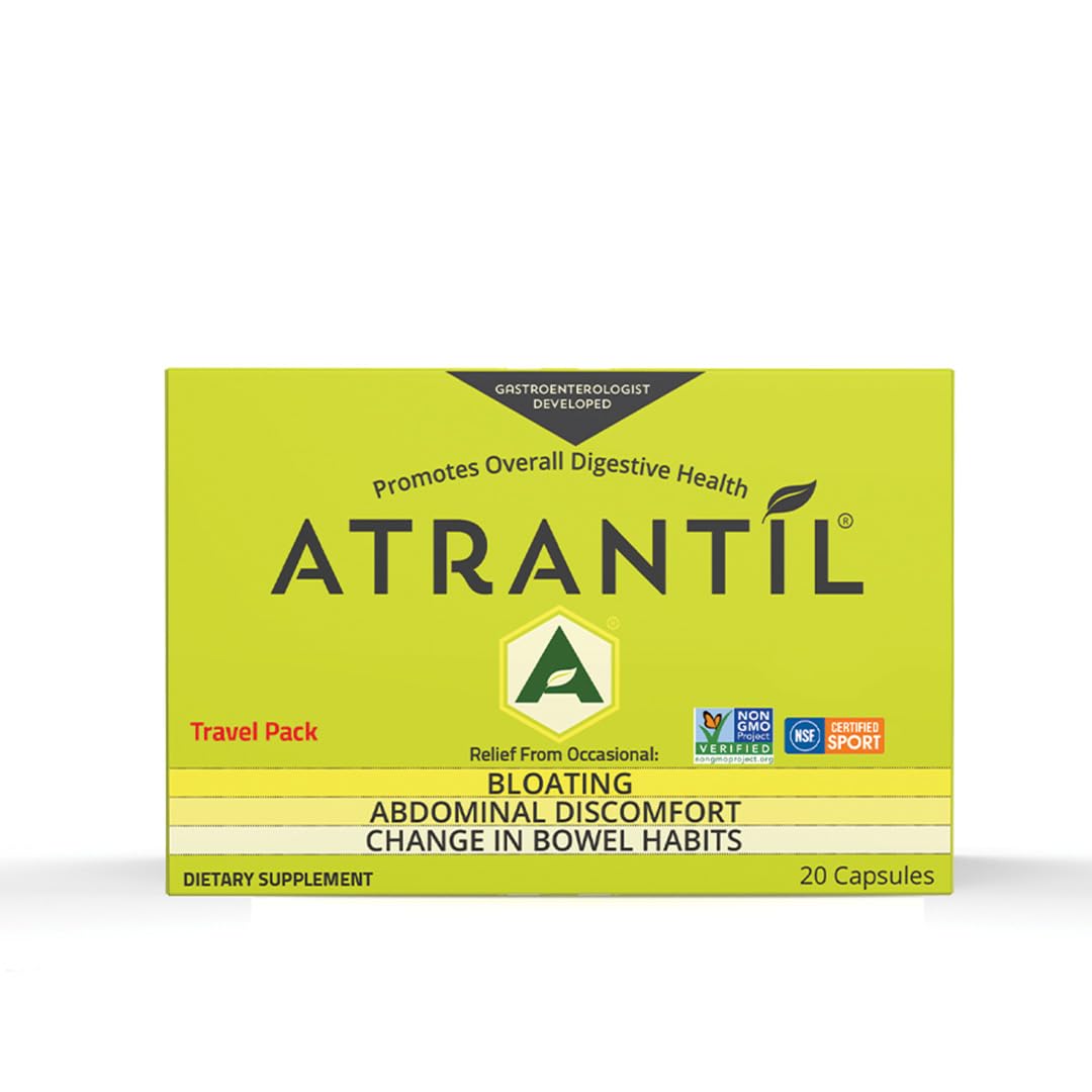 Atrantil Dietary Fibre Supplement 18g front view with packaging
