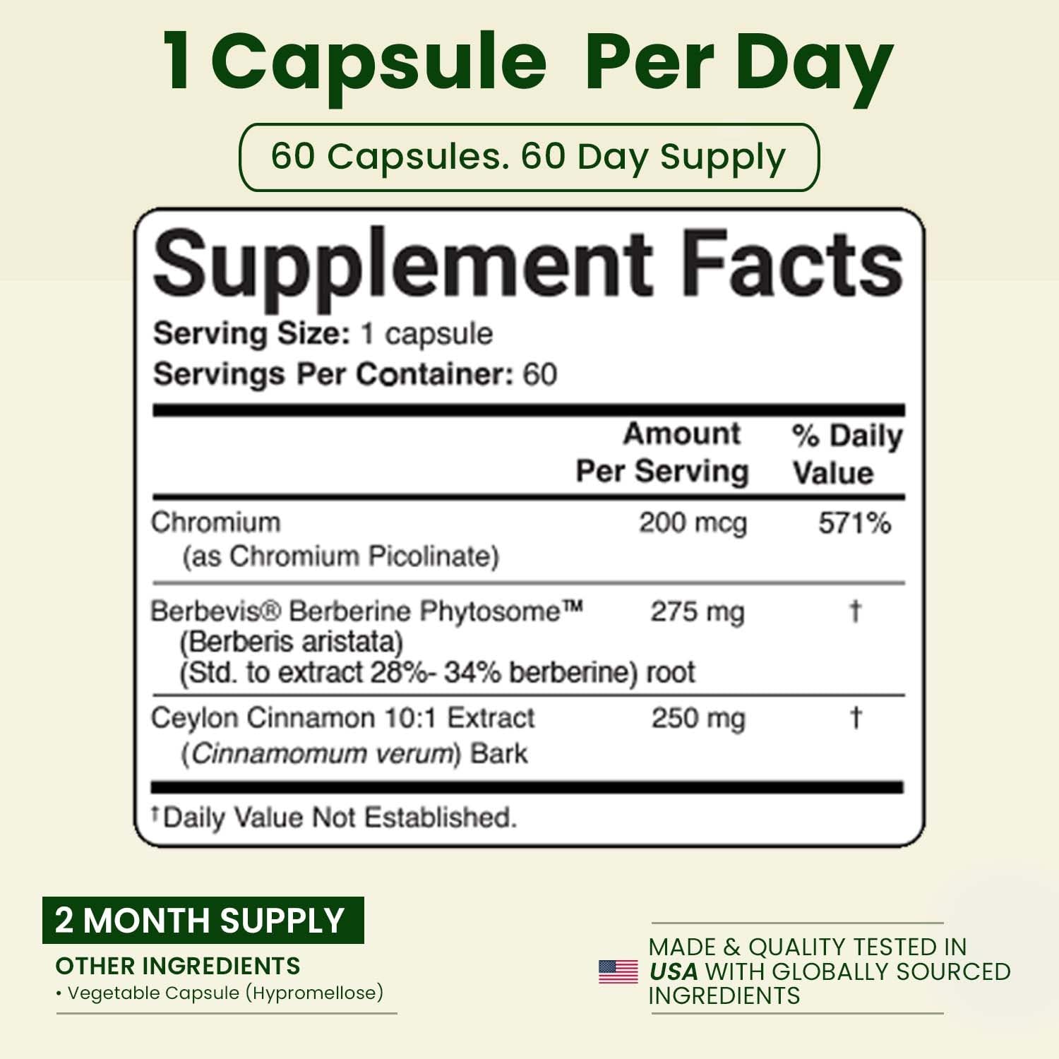 ATTAYA Berberine Phytosome Supplement capsule close-up