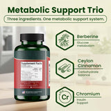 ATTAYA Berberine Phytosome Supplement label details
