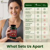 ATTAYA Berberine Phytosome Supplement packaging side view
