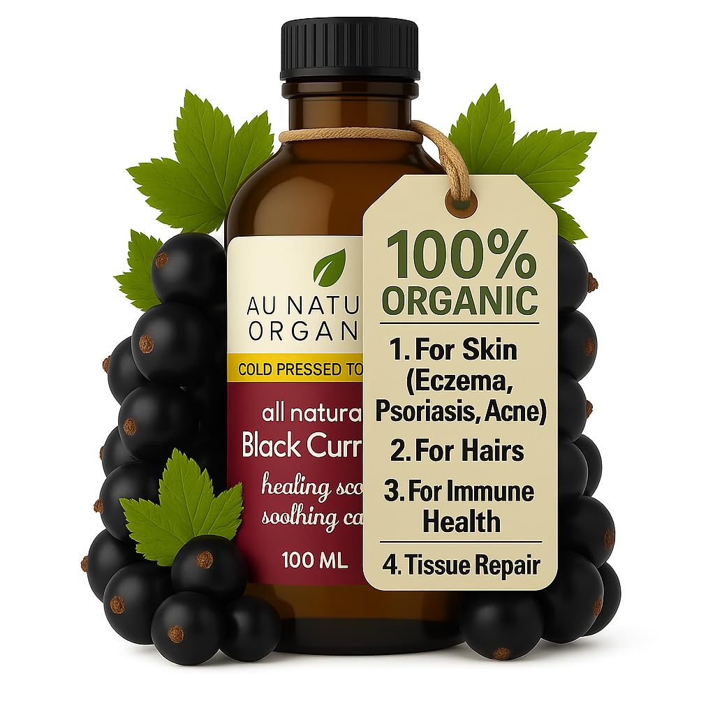 Au Natural Organics Black Currant Oil 96g front view