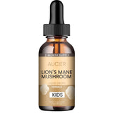 AUCIER Lion's Mane Mushroom Supplement for Kids 2 fl oz bottle front view