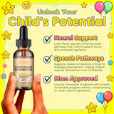 AUCIER Lion's Mane Mushroom Supplement for Kids dropper with liquid