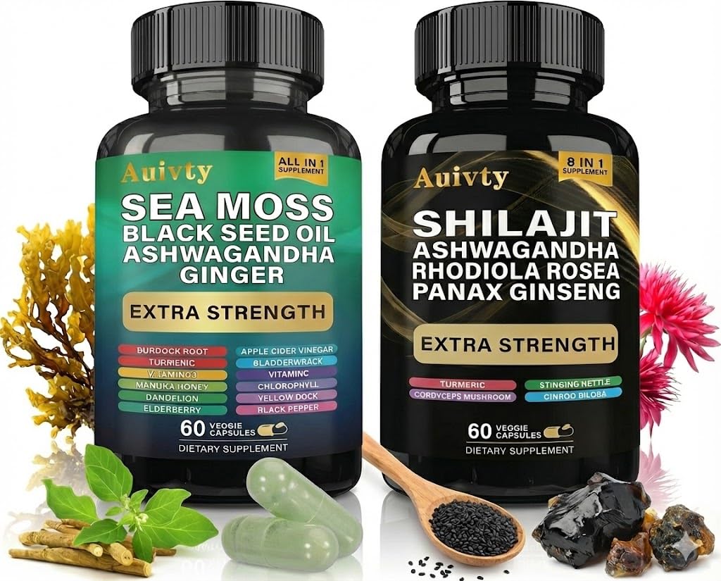 Auivty 2-in-1 Herbal Bundle packaging front view