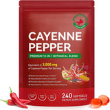 AUIWQWFI Cayenne Pepper Softgels 240 count front view