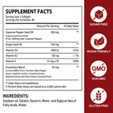 AUIWQWFI Cayenne Pepper Softgels packaging side view