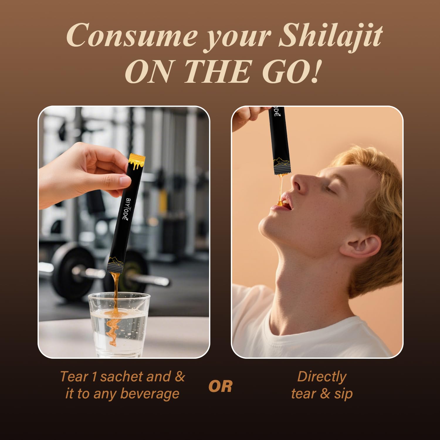AUIXOPI Pure Shilajit Resin lifestyle use