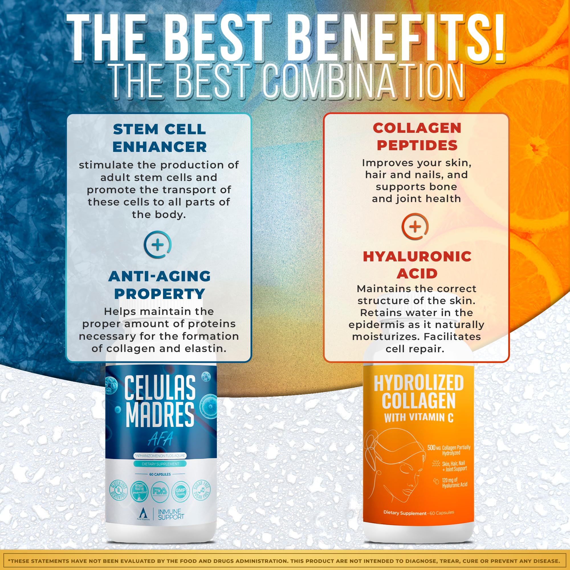 AURA VITAMINS Collagen Supplement 109g lifestyle scene