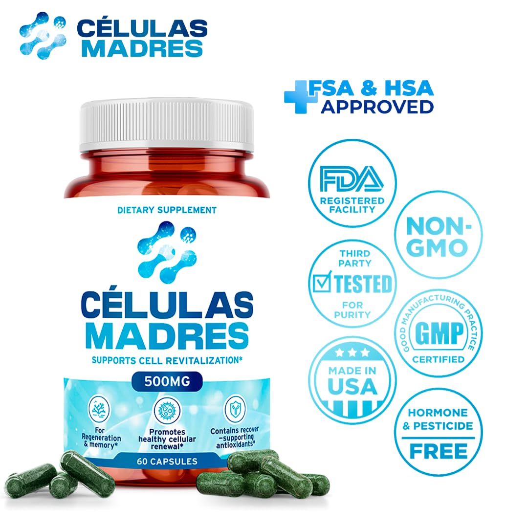 AURA VITAMINS Stem Cell 500mg Capsules bottle top view