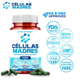 AURA VITAMINS Stem Cell 500mg Capsules bottle top view