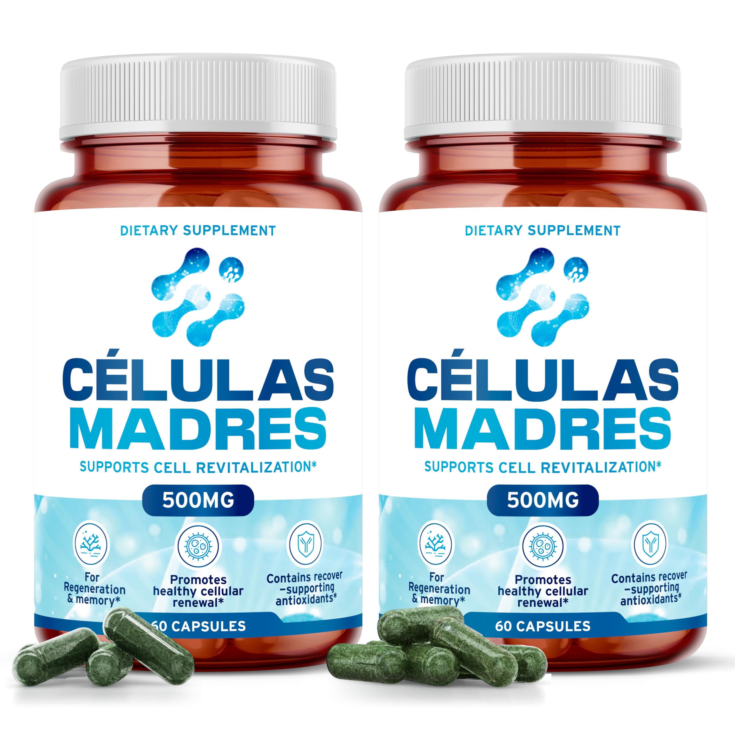 AURA VITAMINS Stem Cell 500mg capsules front view