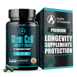 AURA VITAMINS Stem Cell Capsules 1,000mg front view