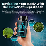 AURA VITAMINS Stem Cell Capsules 1,000mg on a wooden table