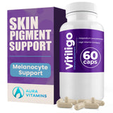 AURA VITAMINS Vitiligo Capsules 60 count front view