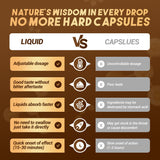 AURACORT Herbal Supplement 21-In-1 Blend with measuring dropper