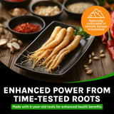 Auragin Korean Red Ginseng 27g close-up of capsules