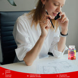 AuraraNeNourish Cortisol Supplements lifestyle scene with a wellness setup