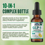 AuraraNeNourish GLP-1 Drops in a glass of water