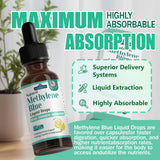 AuraraNeNourish Methylene Blue 1% Liquid Supplement packaging