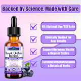 AuraraNeNourish Myo-Inositol & D-Chiro Inositol Supplement 60ml ingredients list