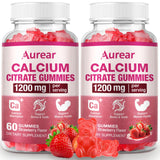 Aurear Calcium Citrate Gummies 1200mg front view packaging