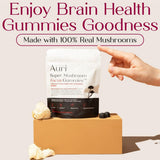 Auri Focus Mushroom Gummies inside the container