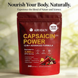 Auri Health Cayenne Pepper Capsules with ingredients list