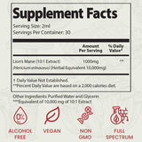 Auri Lion's Mane Mushroom Elixir with herbal supplements