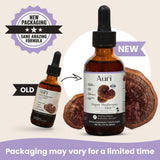 Auri Reishi Mushroom Tincture 60ml bottle with dropper