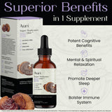 Auri Reishi Mushroom Tincture 60ml in lifestyle setting
