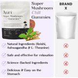 Auri Super Mushroom Chill Gummies in a bowl