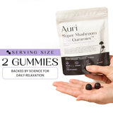 Auri Super Mushroom Chill Gummies with Reishi and Ashwagandha ingredients