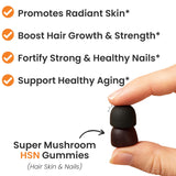 Auri Super Mushroom Gummies lifestyle scene on a table