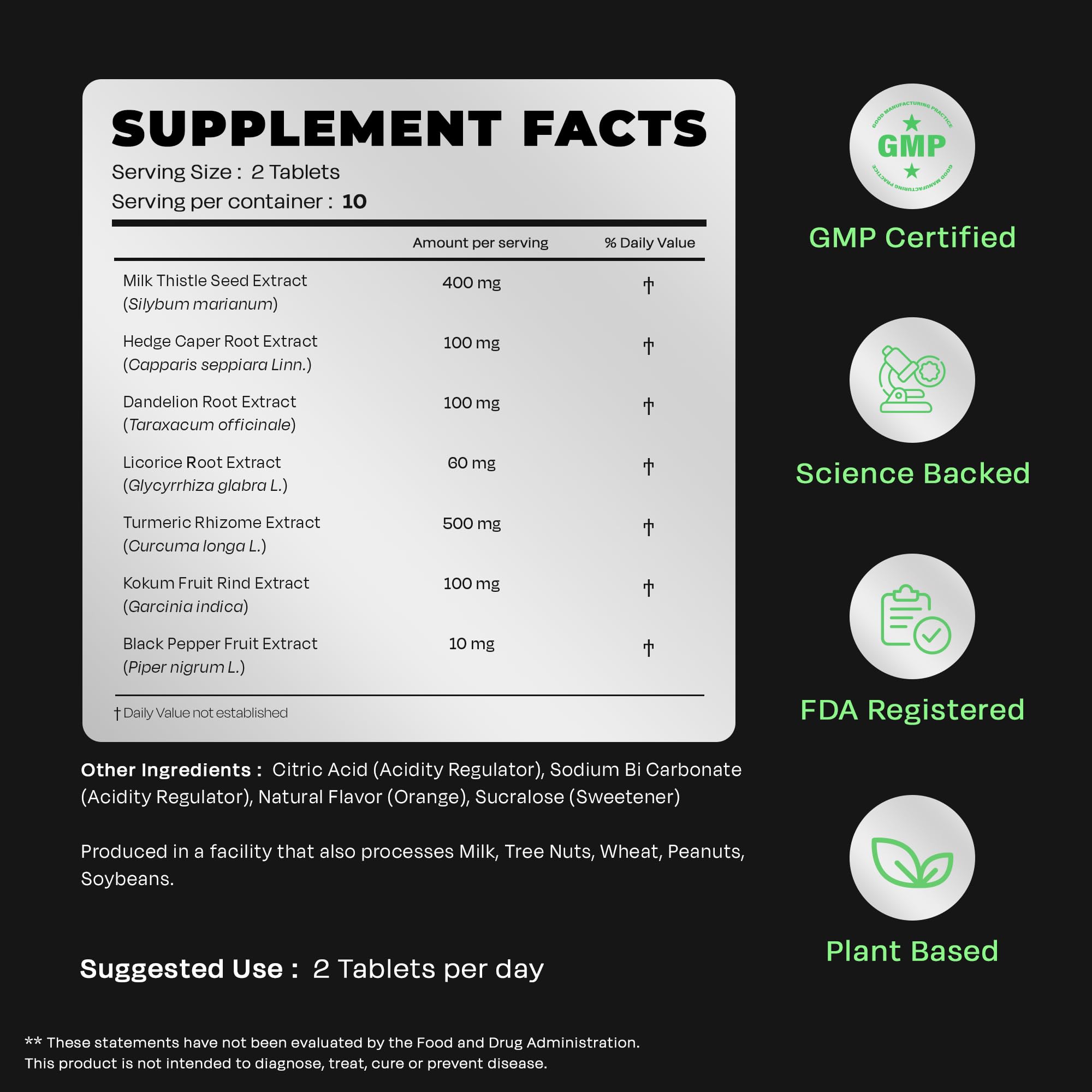 Auric Milk Thistle Herbal Supplement with a glass of water