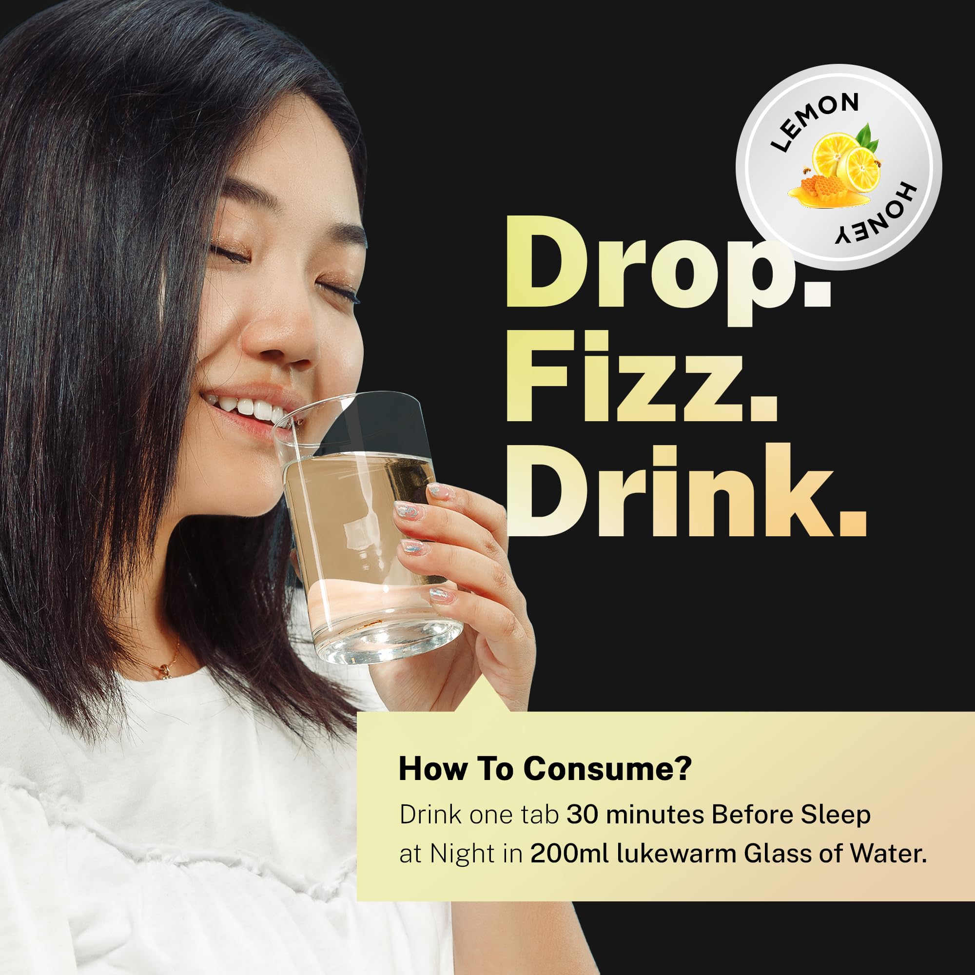 Auric Multi-Enzymes product with a glass of prepared drink
