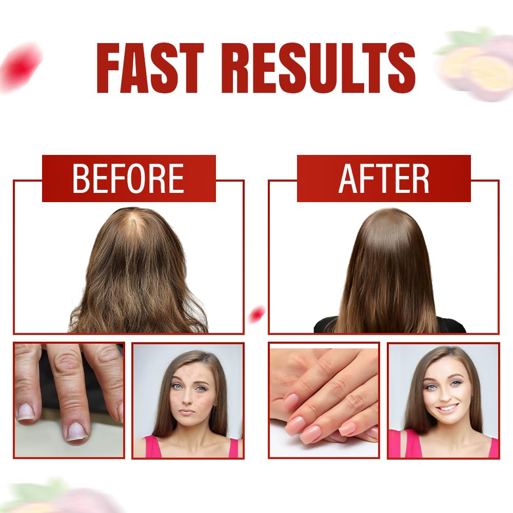 Aurisova Hair Skin Nails Gummies ingredients list on the back