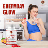 Aurisova Hair Skin Nails Gummies showing passion fruit flavour