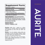 Aurite Saffron Supplement 30mg capsules close-up