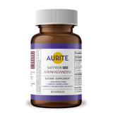 Aurite Saffron with Ashwagandha 30mg front view of packaging