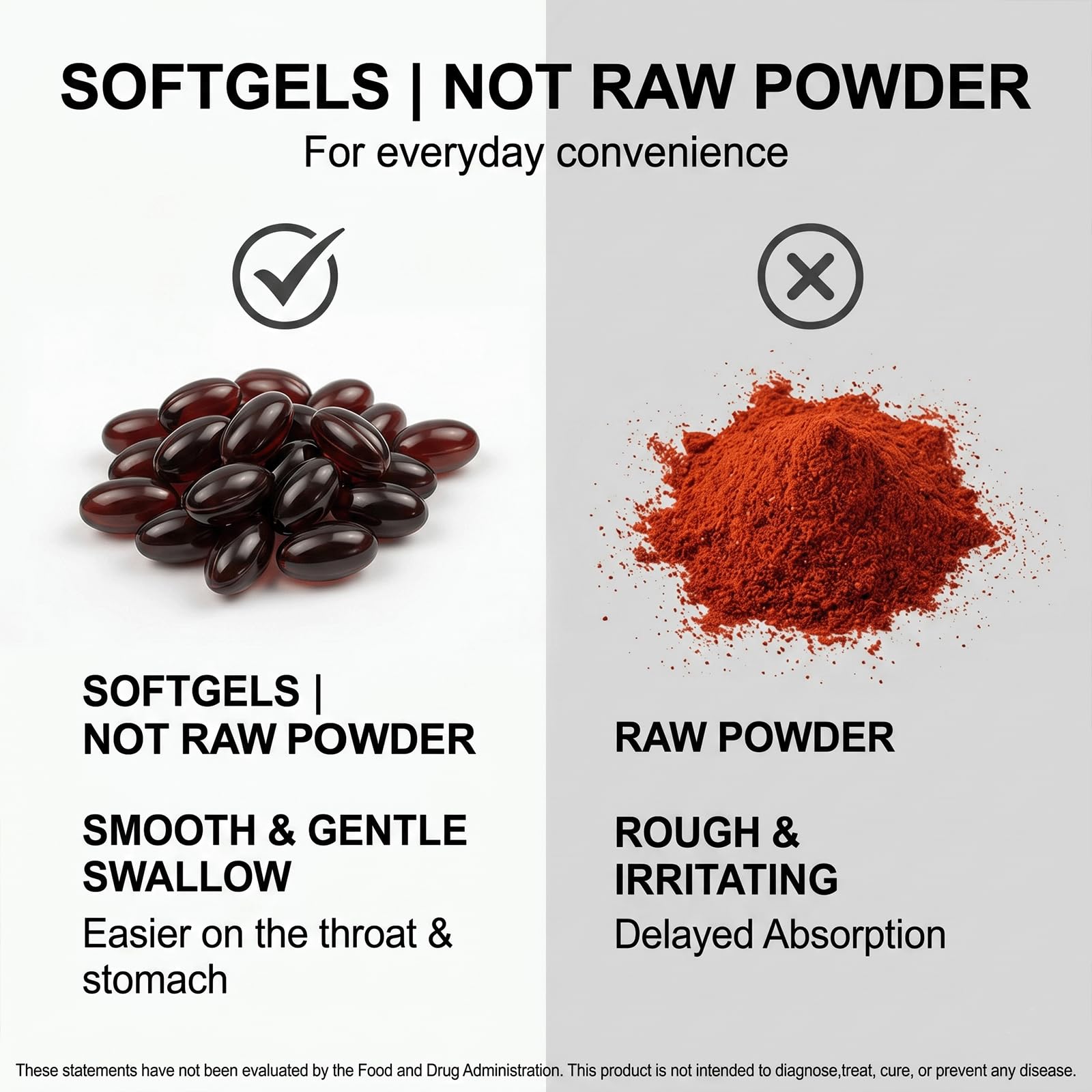Aurivita Natural Capsaicin Softgels in a hand for size reference