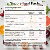 Aurora Nutrascience Liposomal Vitamin D3 & K2 packet back view