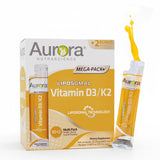 Aurora Nutrascience Liposomal Vitamin D3 & K2 packet front view