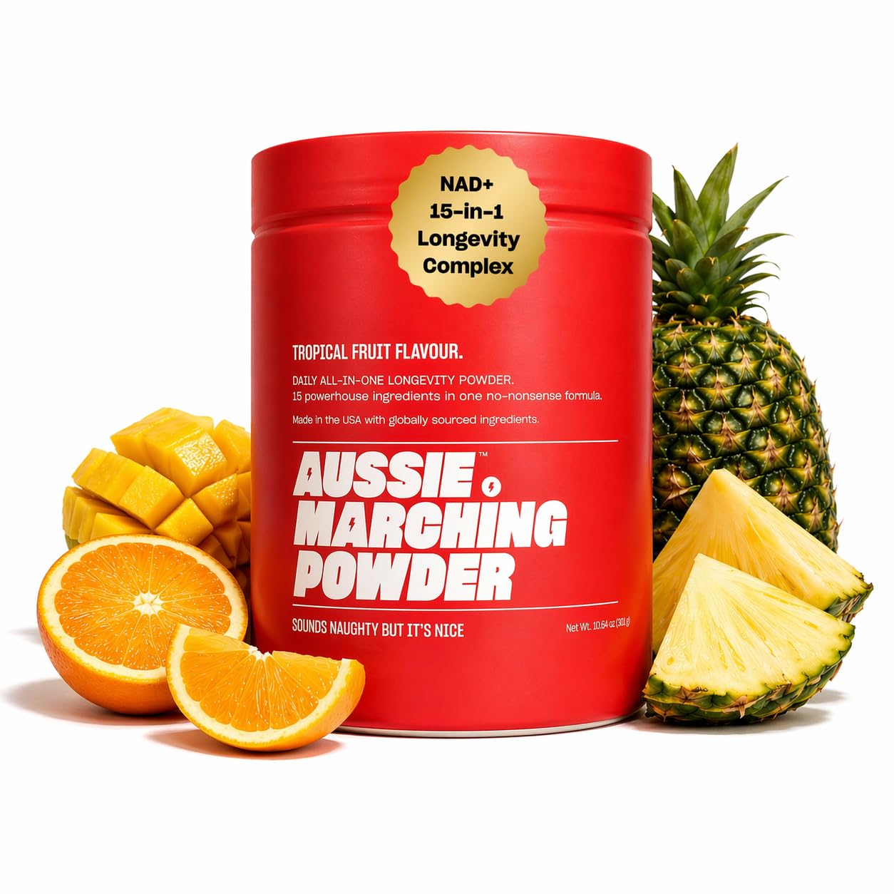 Aussie Marching Powder Complete Anti Aging Supplement front view