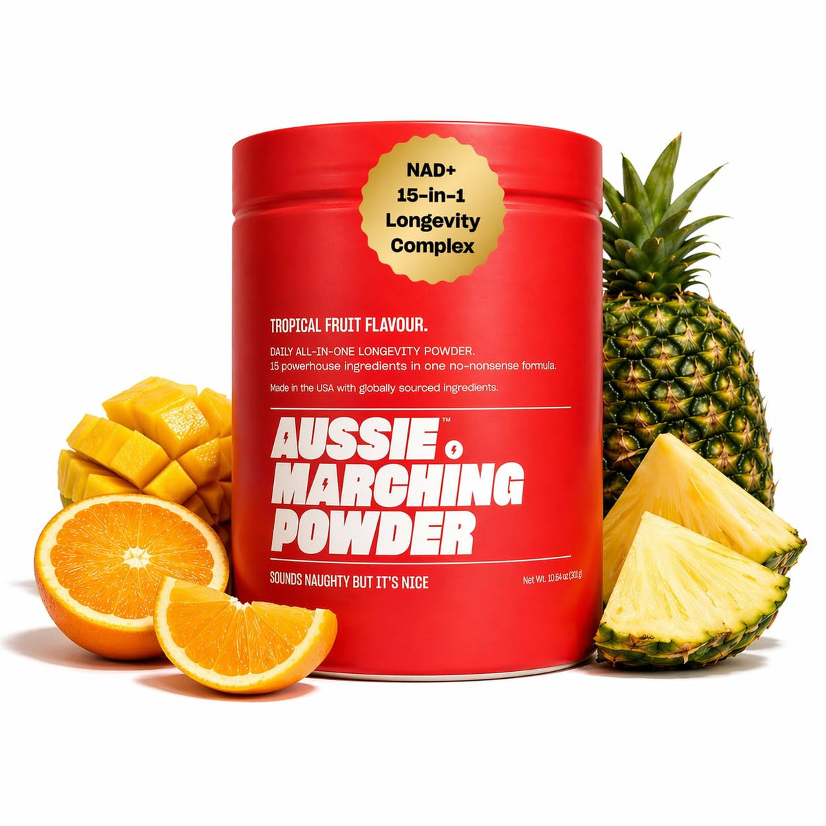 Aussie Marching Powder Complete Anti Aging Supplement front view