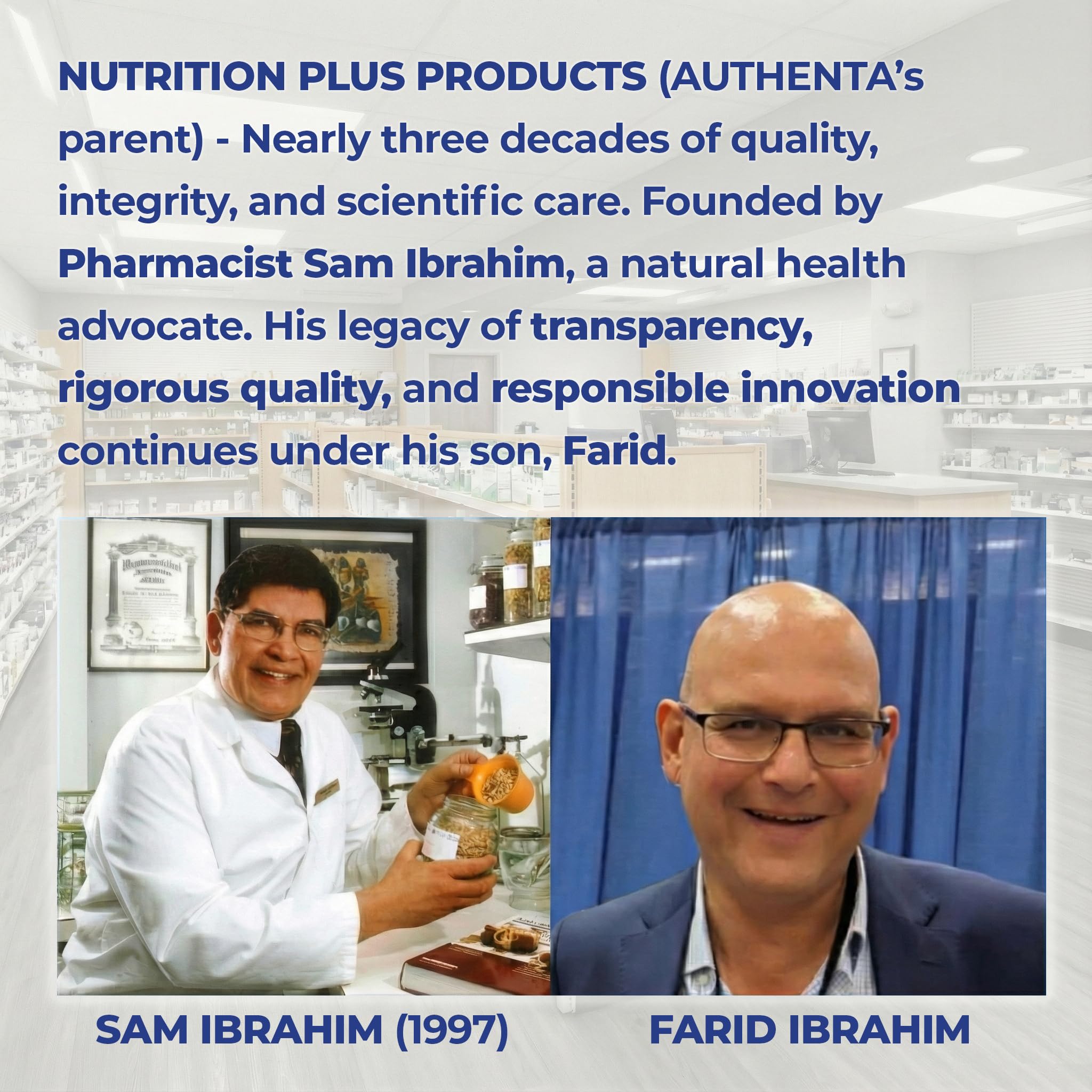 AUTHENTA NMN Supplement packaging with 60 capsules