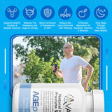 Avani Health Prostate Support Supplement capsules in hand