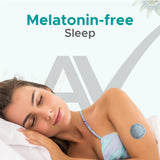 AVEELA Night Time Sleep Patch application on skin