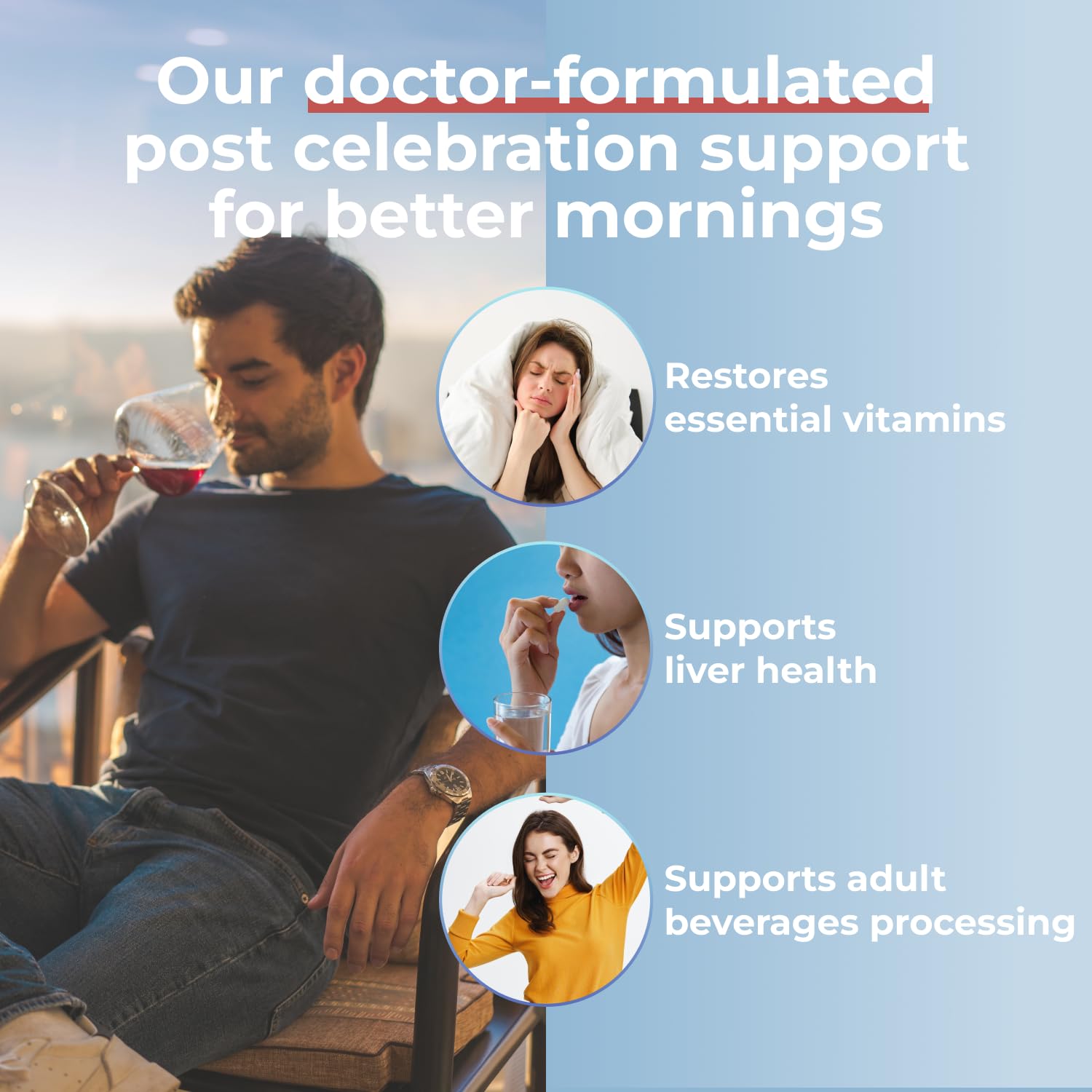 Avenir Nutrition Plan A Morning use Capsules 200g side view