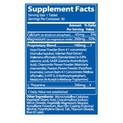 Avinol PM Sleep Supplement bottle with tablets displayed