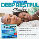 Avinol PM Sleep Supplement ingredients list on packaging